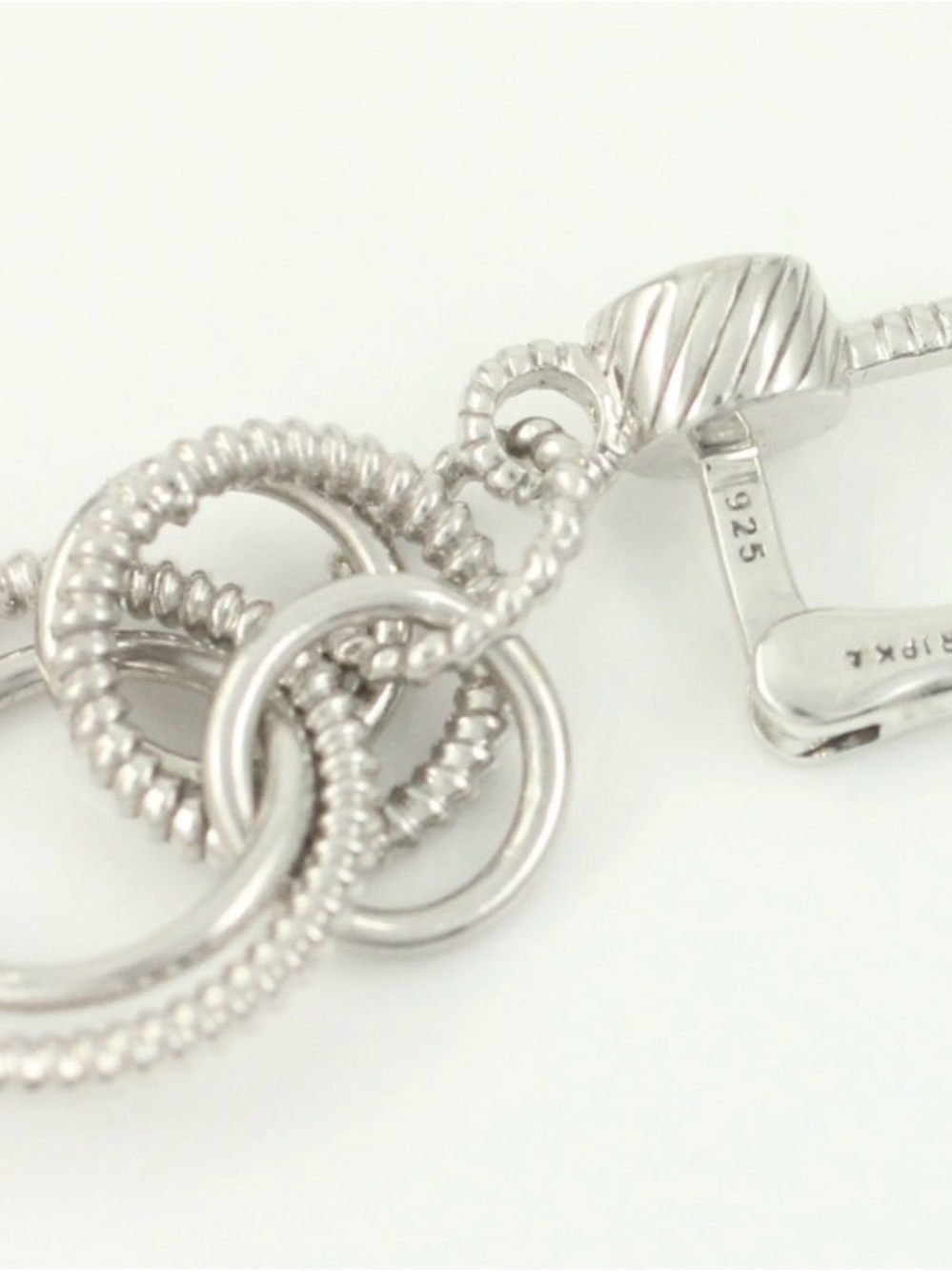 Judith Ripka Sterling Silver Earrings 🪴 - Picture 7 of 7